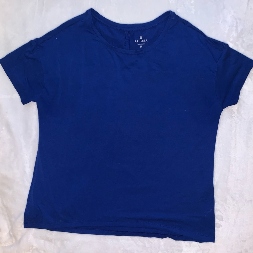 Athleta Blue Workout Top